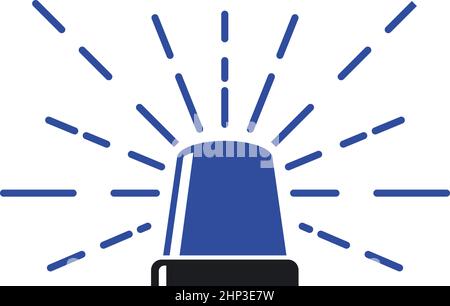 siren icon vector illustration design template Stock Vector