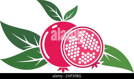 pomegranate icon vector illustration design Stock Vector