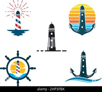 lighthouse icon vector illustration design Stock Vector
