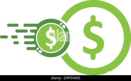 fast money  icon vector illustration Stock Vector
