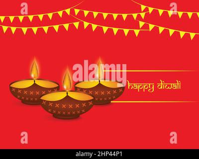 hindu festival Diwali Stock Vector