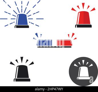 siren icon vector illustration design template Stock Vector