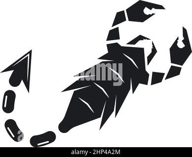 scorpion vector icon  illustration design Stock Vector