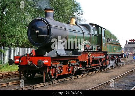 Great Western City class 4-4-0 City of Truro seen at Barrow Hill near Chesterfield Stock Photo