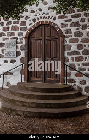Church at Masca on Tenerife in the Canary Islands Stock Photo