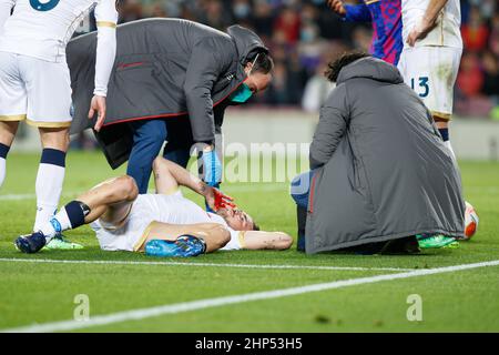 Fabian Ruiz of SSC Napoli during the UEFA Europa League match between FC Barcelona and SSC Napoli at Camp Nou in Barcelona, Spain. Stock Photo