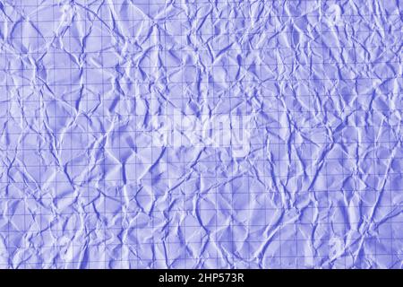 Texture crumpled paper Color very peri texture background from paper Stock Photo