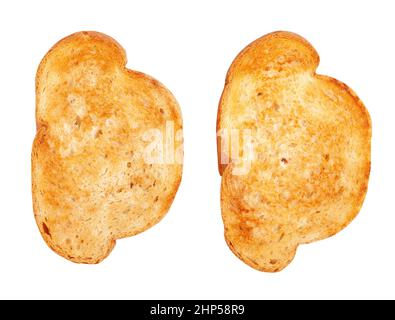 toast path isolated on white Stock Photo