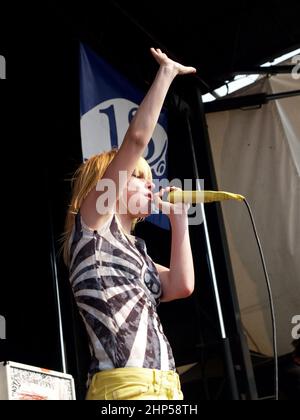 Paramore At Van's Warped Tour 8/3/07 Stock Photo