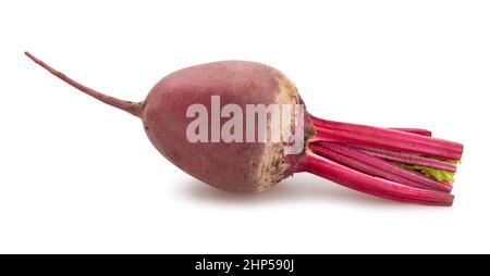 beetroot path isolated on white Stock Photo