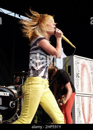 Paramore At Van's Warped Tour 8/3/07 Stock Photo