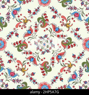 Rosemaling vector pattern 2 Stock Vector