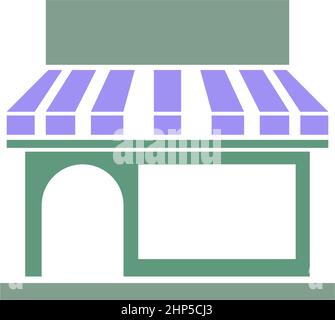 Store icon logo design template Stock Vector