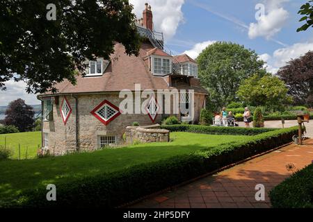 Views of Exmouth La ronde House in Devon in the summer Stock Photo