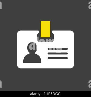 Badge vector icon isolated on the white Stock Vector