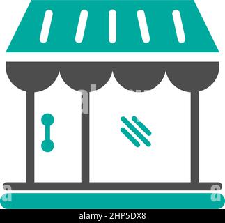 Store icon logo design template Stock Vector