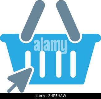 Shopping cart icon design template Stock Vector