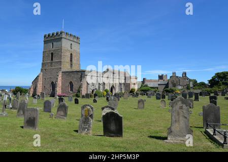 St Aidan's Church, Bamburgh Stock Photo