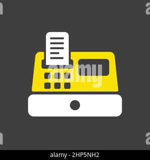 Cash machine vector flat icon Stock Vector