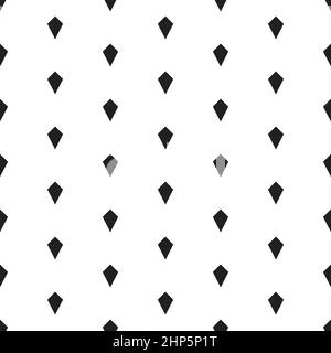 Kite shape pattern vector seamless doodle black and white abstract background illustration for digital and print materials Stock Vector