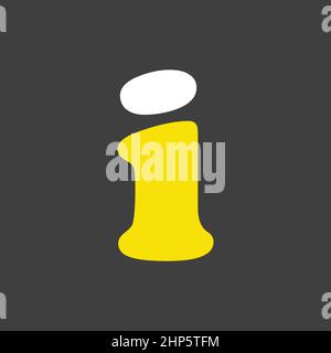 Information web icon. Help, FAQ symbol Stock Vector
