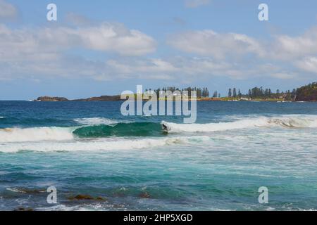 Surfing Kiama Stock Photo