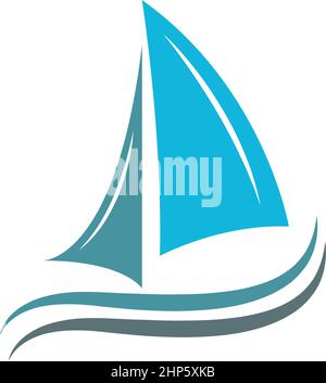 Cruise ship logo icon design template vector Stock Vector