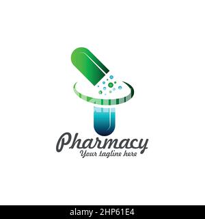 Pharmacy Logo Health Medical Logo Template Creative Vector Design Stock Vector