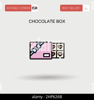 Chocolate box design Stock Vector Image & Art - Alamy