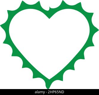 unique Love heart   Vector icon illustration design Stock Vector