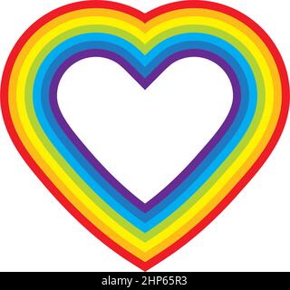 unique Love heart   Vector icon illustration design Stock Vector