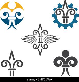 fleur de lis icon vector illustration design Stock Vector