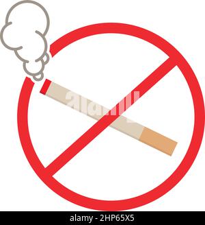 no smoking icon vector illustration design Stock Vector