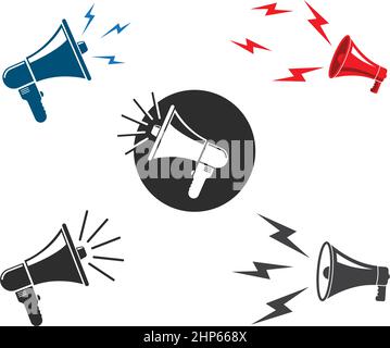 speaker megaphone  icon vector illustration design Stock Vector