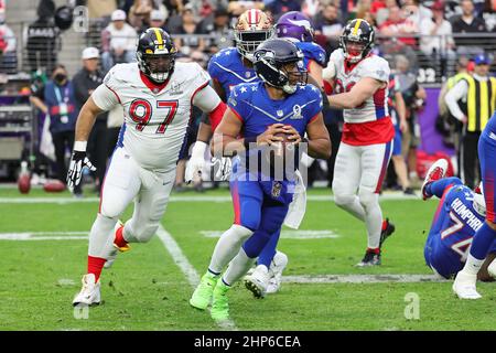 Seattle Seahawks quarterback Russell Wilson (3) passes against the  Pittsburgh Steelers in the first half of an NFL football game, Sunday,  Sept. 15, 2019, in Pittsburgh. (AP Photo/Gene J. Puskar Stock Photo - Alamy