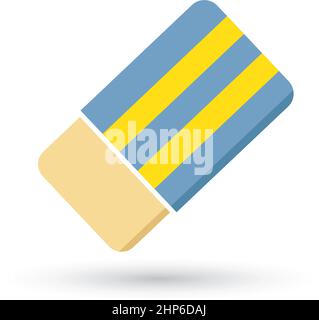 eraser icon vector illustration design template Stock Vector
