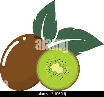 kiwi fruit icon vector illustration design Stock Vector