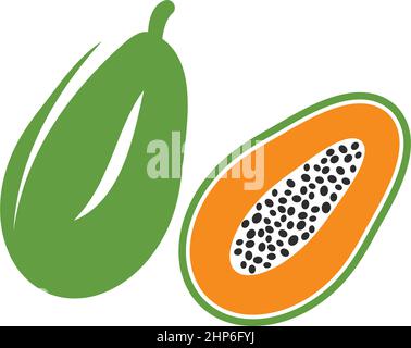 papaya icon vector illustration design Stock Vector