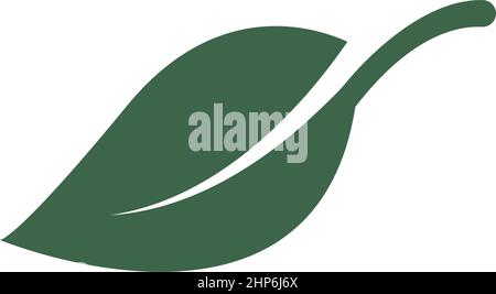 green leaf ecology nature element vector icon Stock Vector