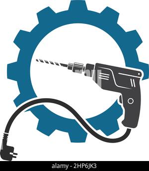 drill machine icon vector illustration design Stock Vector