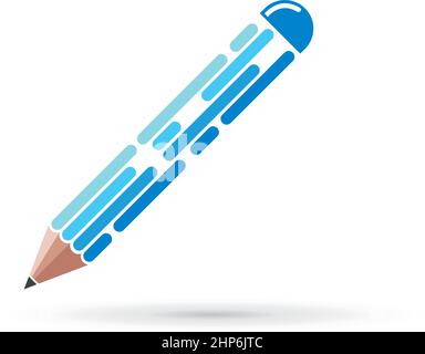 pencil vector illustration icon of education design template Stock Vector