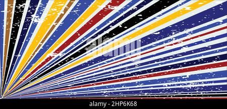 Bright Grunge Rays Background Stock Vector