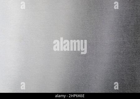 Close-up empty stainless steel plate with detail and texture background Stock Photo