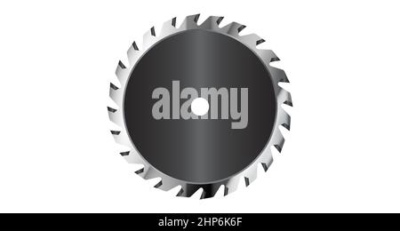 Buss Saw Blade Stock Vector