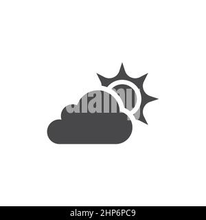 Weather forecast black vector icon set. Stormy, sunny, rain, snow icons ...