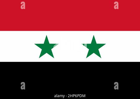 Flag of Syria Stock Vector