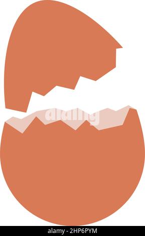 cracked egg icon vector illustration design template Stock Vector