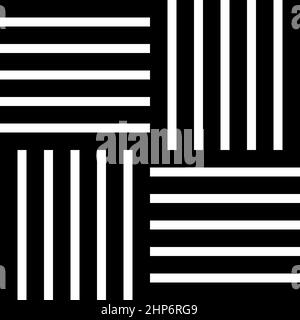 Tile square shape parquet wood floor material laminate plank slab panel icon black color vector illustration flat style image Stock Vector