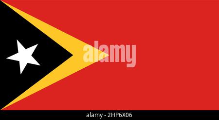 Abstract Flag of East Timor Stock Vector