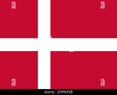 Abstract Flag of Denmark Stock Vector